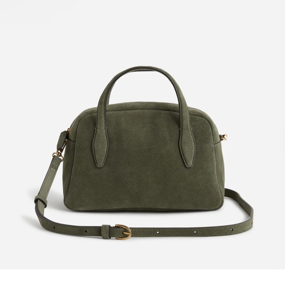 Madewell Handbags - Olive Green Suede Women’s Satchel Bag The Small Crossbody Bag